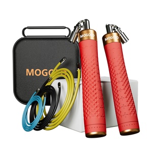 Mogold Có Thể Điều Chỉnh Dây Thép Jumprope 1/2lb 1/4lb Trọng Bỏ Bỏ Nhảy Dây Dây Với Cáp Cao Su Đào Tạo Cho Trọng Lượng Giảm Cân - Product Image 6