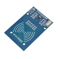 Module RFID WAVGAT RC522 Kits 13,56 MHz 8x9x9 cm avec étiquettes SPI Lecture et écriture Transmission transparente pour 3.0