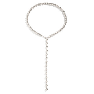 <span class=keywords><strong>Accesorios</strong></span> de Joyería para Mujer al <span class=keywords><strong>por</strong></span> Mayor para 2025, Collares Gruesos con Cuentas Cruzadas de Aleación, Moda Femenina para Aniversario - Product Image 3
