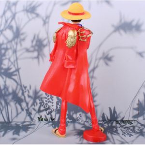 Figura de Luffy de <span class=keywords><strong>One</strong></span> <span class=keywords><strong>Piece</strong></span>, Edición del 20 Aniversario, 25 cm Figura de PVC de Anime, Rey Luffy con Capa Roja, Modelo Coleccionable - Product Image 4