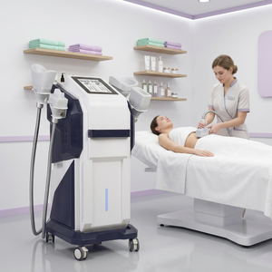 เครื่องแช่แข็งไขมัน 4 หัวจับ 360 องศา Cryolipolysis พร้อมหัวซิลิโคน 6 หัว สำหรับสลายไขมัน ลดสัดส่วน กำจัดเหนียง  สำหรับร้านเสริมสวย - Product Image 1