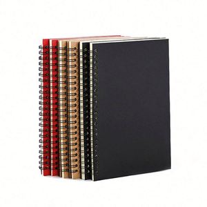 Design Wholesale Solid Color Coil Notebook <b>A5</b> Homework Exercise Notebook Business <b>Notepad</b> - Product Image 6