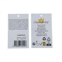 Étiquettes de décoration de Noël en carton personnalisables, écologiques, recyclables et inscriptibles, pour cadeaux, vente en gros OEM/ODM