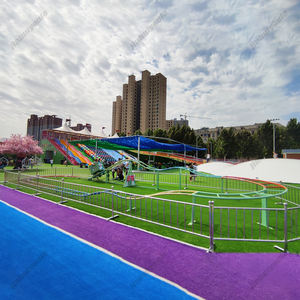 Precio de fábrica Mini Pedal Powered Roller Coaster para entretenimiento familiar Atracción entre padres e hijos Acero para interiores y exteriores - Product Image 4