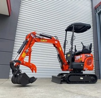 Nouvelle mini-excavatrice sur chenilles RHINOCEROS XN12 1040 kg, légère, diesel, EPA4 Euro V, avec moteur, pompe et toit amovible