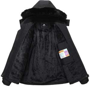 Chaqueta de Esquí Aislante para Mujer Moerdeng, Abrigo Impermeable de Invierno con Relleno Sintético, Ropa Exterior para Snowboard y Senderismo - Product Image 2