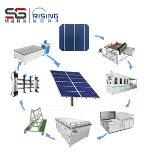 50MW نظام شمسي حل تسليم المفتاح آلات التصنيع خط تجميع وحدة الكهروضوئية