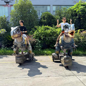 Hochwertiger hand gefertigter elektrischer Dinosaurier-Roller für Kinder Fern gesteuerter Abenteuer park Themenpark und öffentlicher Ort - Product Image 1
