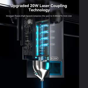 Grabador Láser <span class=keywords><strong>ATOMSTACK</strong></span> X20 <span class=keywords><strong>Pro</strong></span> <span class=keywords><strong>A20</strong></span> S20 <span class=keywords><strong>130W</strong></span>, Máquina de Grabado DIY con Rodillo Rotatorio R1Pro para Vasos, Anillos y Tazas - Product Image 2