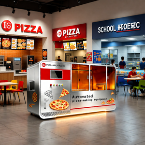 Máquina Expendedora de Pizza Eléctrica Inteligente Totalmente Automática, <span class=keywords><strong>con</strong></span> IA, <span class=keywords><strong>Termostato</strong></span> Ajustable, <span class=keywords><strong>Temporizador</strong></span> Integrado, Industria 4.0 - Product Image 6