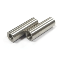 M2 M3 M4 M6 M8 Female Straight Threaded Rod Tube Brass Stainless Steel Bushing Aluminum Polishing Stud Standoff Spacer