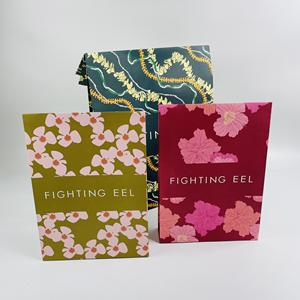 Custom Full-Color Printed White Kraft Paper Bags | Patterned Gift Bags for Apparel & Lifestyle Brand Packaging - Product Image 6