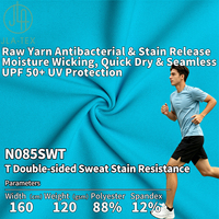 Tela Multifuncional de Spandex/Poliéster para Ropa Deportiva, Ligera, Transpirable, Resistente a las Manchas y con Protección UV