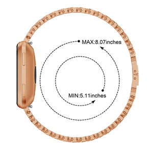 Correa de Reloj de Lujo de Metal para <span class=keywords><strong>Fitbit</strong></span> <span class=keywords><strong>Versa</strong></span>, Hebilla de Joyería de Aleación con Diseño de Escamas de Pescado, Correa de Repuesto para <span class=keywords><strong>Fitbit</strong></span> <span class=keywords><strong>Versa</strong></span> <span class=keywords><strong>2</strong></span>/Lite - Product Image 5