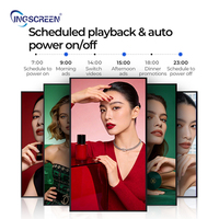 Pantalla Comercial Interactiva INGSCREEN, Reproductor de Publicidad LCD Android 2G+32G con WiFi y Ethernet para Soluciones de Edificios Inteligentes