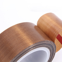 Rouleau géant de résistance à la chaleur, tissu de fibre de verre auto-adhésif enduit de PTFE, ruban de Film de PTFE