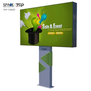 China Supplier City Board Outdoor Unipole Advertising Billboard Lightbox