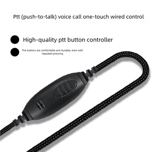 Écouteur pour talkie-walkie Baofeng <span class=keywords><strong>Radio</strong></span> BF-711, fil tressé, crochet d'oreille unique, connecteur K-Port 2 broches pour Baofeng UV-5R BF-888S UV-82 ODM - Product Image 5