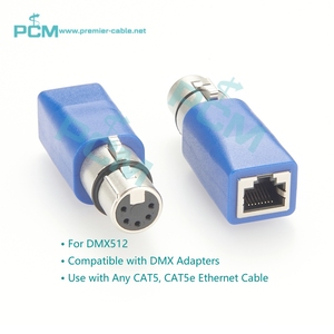 <span class=keywords><strong>DMX</strong></span> 5 pin XLR nữ để RJ45 nữ chuyển đổi cho Cat5 Cáp tín hiệu sân khấu DMX512 dẫn chiếu sáng điều khiển, RJ45 để XLR Adapter - Product Image 3