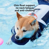 Chaleco Salvavidas para Perros de Todas las Edades, Alta Flotabilidad, Ajustable, Diseño de Tiburón Animado, para Perros Pequeños y Medianos