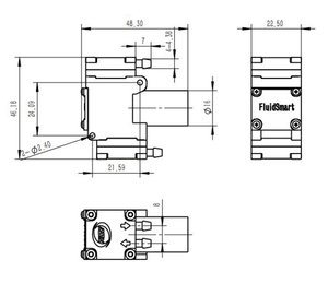 Micro mini pompe à vide électrique sans balais à courant continu, plus petite pompe à vide d'air pour appareils d'échantillonnage de gaz, fournisseurs de détecteurs d'analyseurs portables - Product Image 4