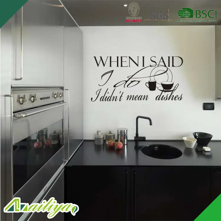 Customized Waterproof Decorative Lettering Decal Quote Wall Sticker