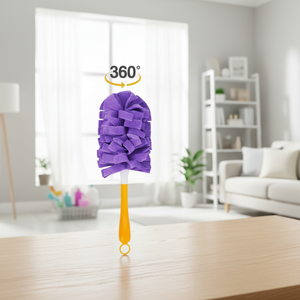 Têtes de balai anti-poussière réutilisables de qualité supérieure, remplaçables, en tissu non pelucheux, pour le nettoyage de la maison, de la voiture et des meubles - Product Image 1