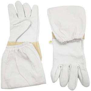 Guantes de Apicultura Luwint Nuevos - Protectores Contra Picaduras, Mangas Ventiladas, Guantes de Apicultor de Piel de Cabra/Blancos (Talla Extra Grande), 1 Año de Garantía - Product Image 4