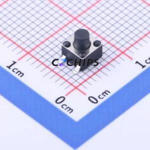 4.5*4.5*5 Tactile Switch SMD-4P,4.5x4.5mm Switch Single Pole Single Throw Round Button 2.6N Vertical Mount - Product Image 1