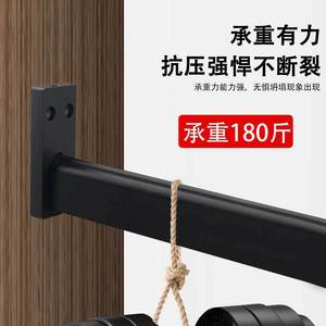 Flange Support Aluminum Alloy Zinc Alloy Wall Mount <b>Wardrobe</b> <b>Hardware</b> Non Detachable Clothes Rack Accessory - Product Image 4