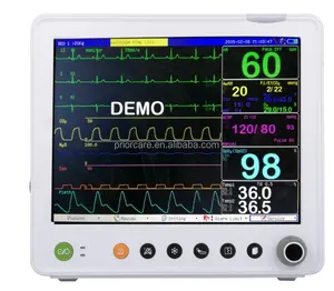 Apnograph-monitor de 6 parámetros para UCI y Hospital, instrumento veterinario portátil de 12,1 pulgadas, 600 Ign