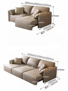 <span class=keywords><strong>Canapé</strong></span> intelligent <span class=keywords><strong>escamotable</strong></span> de luxe à plusieurs sièges bon marché d'usine canapés de salon électriques en cuir réglables fonctionnels en gros - Product Image 6