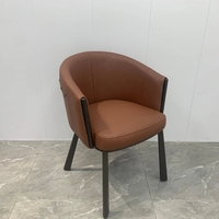 Canapé et fauteuil de négociation en cuir moderne, durable et imperméable pour le bureau, la maison et les salons d'hôtel