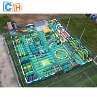 Grand parc d'attractions gonflable pour enfants, aire de jeux intérieure et extérieure, toboggan, château de saut, gonflable et jeux 76 cm