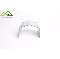 Accessoires et gouttières pour serres agricoles Pandagreenhouse, composants métalliques en zinc aluminisé, fabrication sur mesure