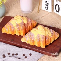 Croissant en PU souple parfumé, réaliste, à remontée lente, anti-stress, jouet de décompression, nouveauté, cadeau pour filles et garçons 14 ans et plus