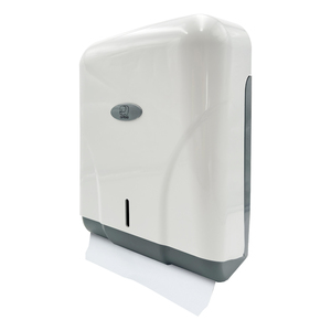 Dispenser per Carta Igienica Anibal Bianco 500 Fogli Montaggio a Parete per Bagno - Product Image 1