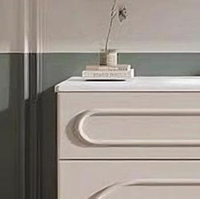 Nouveau design de haute qualité avec lavabo en céramique blanche Vanité de style moderne Armoires de salle de bain à vendre Salle de bain en céramique