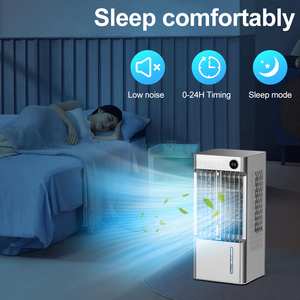 Fast Cooling Large Floor Standing Air Conditioner for Living Room Water Ice Cooler Fan with 24 Timer Shake Head Fc102 Stylish - Product Image 3