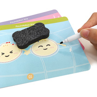 Offre Spéciale : Cahier d'Exercices Magique de Traçage avec Stylo et Tableau Blanc pour Enfants – 50 Pièces pour l'Entraînement du Contrôle du Stylo