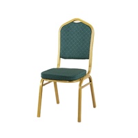 Chaises de mariage empilables en gros bon marché couvre chaises de banquet en métal d'occasion à vendre