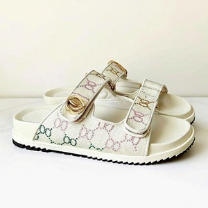 Luxury Women's Summer Beach <b>Platform</b> Sandals Fashion Buckle Breathable Easy Clean Designer Slides Suitable for Travel Home - Product Image 2