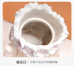 Style européen décoration <span class=keywords><strong>de</strong></span> <span class=keywords><strong>la</strong></span> maison créative fleur fée fille pot <span class=keywords><strong>de</strong></span> fleur vase <span class=keywords><strong>salon</strong></span> foyer résine décoration - Product Image 5
