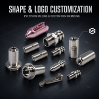 Pièces usinées CNC sur mesure, tolérances de précision, aluminium, acier inoxydable, laiton, tournage, fraisage, service d'électroérosion à fil