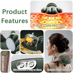 Shoulder Neck <strong>Massager</strong> Cordless Body Leg Mini Electric <strong>Massager</strong> Appareil Produit De <strong>Back</strong> Pain Massage Machine Tool Pillow Device - Product Image 2