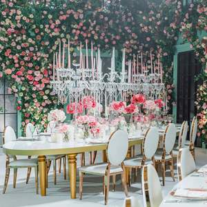 Sedia con schienale rotondo in acciaio inossidabile di lusso in oro titanio leggero semplice ristorante per matrimoni e <span class=keywords><strong>sala</strong></span> banchetti Hotel sedia da <span class=keywords><strong>tavolo</strong></span> - Product Image 1