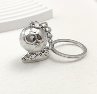 Porte-clés trophée en alliage de zinc 2026, petit pendentif de football, souvenir pour les fans du Brésil, d'Argentine et d'Allemagne