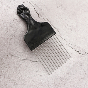 <span class=keywords><strong>Pettine</strong></span> Piatto in Metallo <span class=keywords><strong>con</strong></span> Manico in Plastica e Denti Larghi per Acari e Capelli, <span class=keywords><strong>Pettine</strong></span> per Acconciature e Parrucchieri - Offerta Speciale - Product Image 5