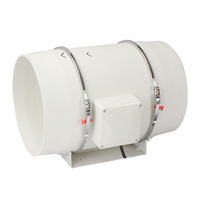 Ventilateur de conduit d'air de 8 pouces à flux mixte, ventilateur en ligne pour tente de culture