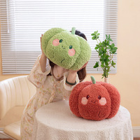 Hete Verkoop Cartoon Groente Fruit Ornament Doek Poppen Pp Katoenen Beer Kussens 10 Cm Sofa Kussens Kinderen Groothandel Pluche